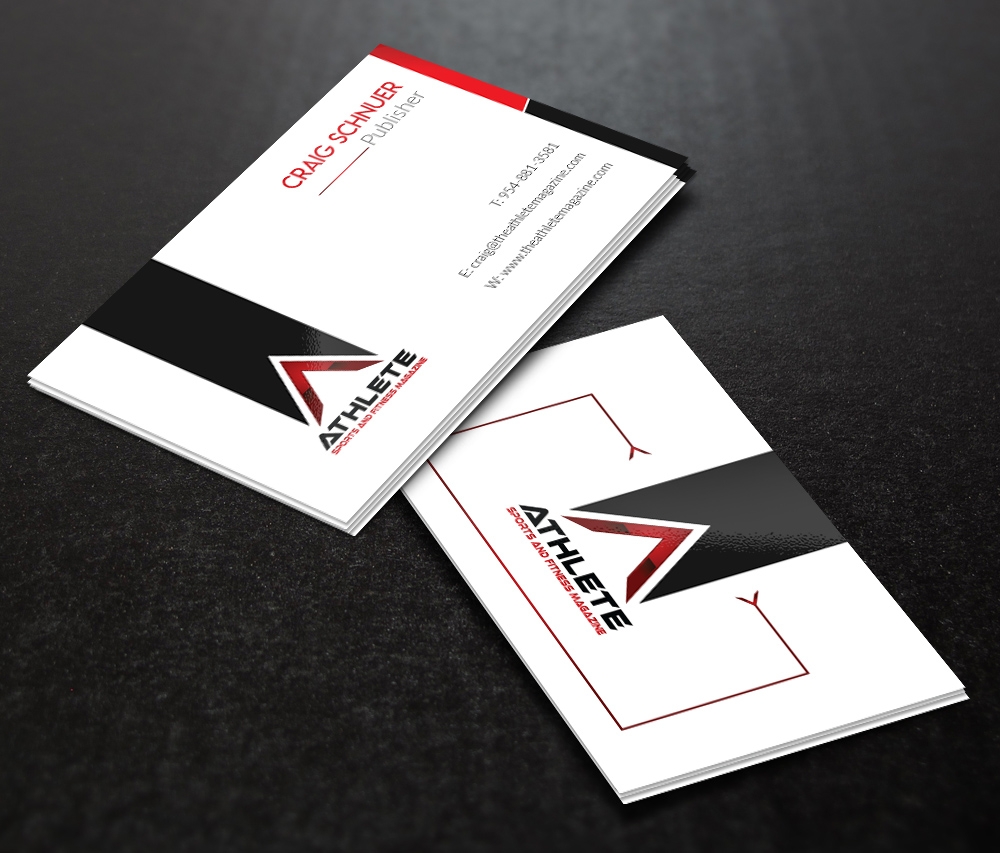 Athlete (Sports and Fitness Magazine) logo design by DreamLogoDesign