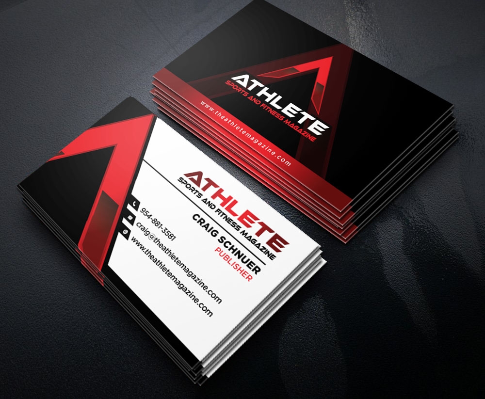 Athlete (Sports and Fitness Magazine) logo design by scriotx
