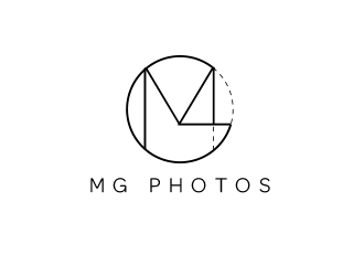 MG Photos logo design by BeDesign