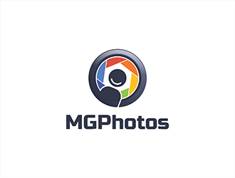 MG Photos logo design by hole