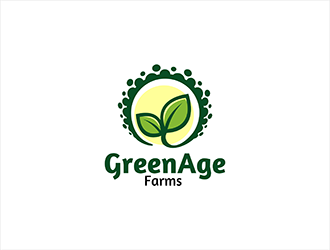 Green Age Farms  logo design by hole