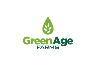Green Age Farms  logo design by YONK