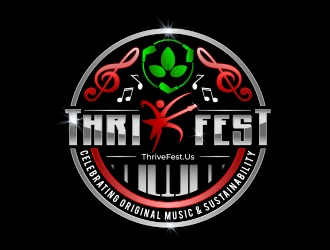 Thrive Fest logo design by jerouno014