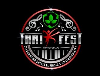 Thrive Fest logo design by jerouno014