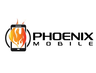 Phoenix Mobile logo design by logoguy