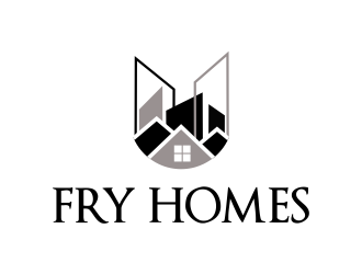 Fry Homes logo design by JessicaLopes