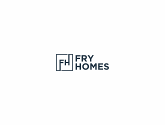 Fry Homes logo design by haidar