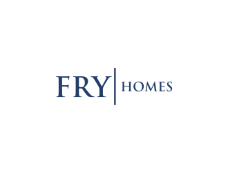 Fry Homes logo design by pakderisher