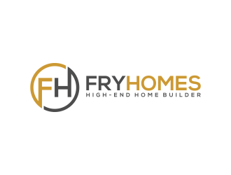 Fry Homes logo design by pakderisher