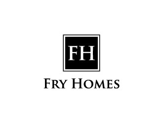 Fry Homes logo design by labo
