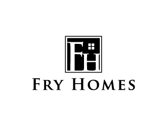 Fry Homes logo design by labo