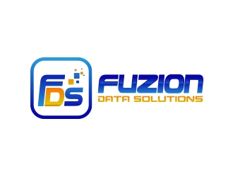 FuZionData Solutions logo design by shernievz