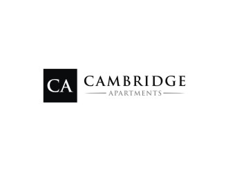 Cambridge Apartments logo design by Franky.