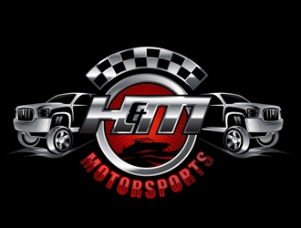 H&M Motorsports logo design by DreamLogoDesign