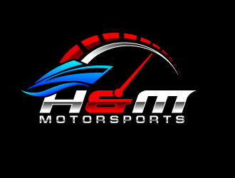 H&M Motorsports logo design by uttam