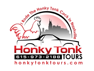 Honky Tonk Tours  logo design by MAXR
