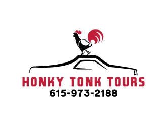 Honky Tonk Tours  logo design by Boomstudioz