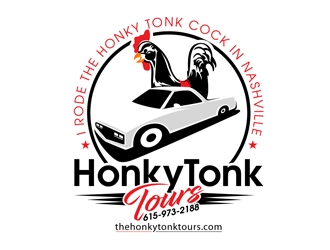 Honky Tonk Tours  logo design by DreamLogoDesign