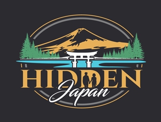 Hidden Japan logo design by DreamLogoDesign