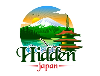 Hidden Japan logo design by DreamLogoDesign