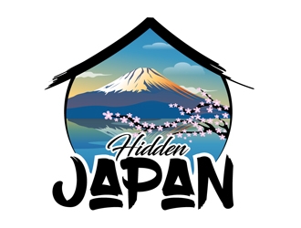 Hidden Japan logo design by DreamLogoDesign