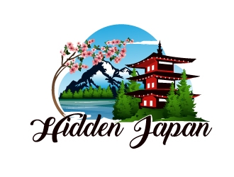 Hidden Japan logo design by Kanenas