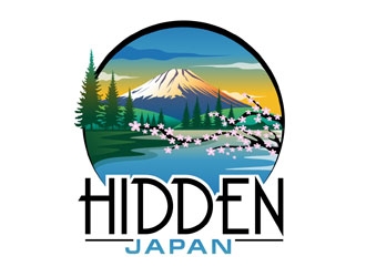 Hidden Japan logo design by DreamLogoDesign