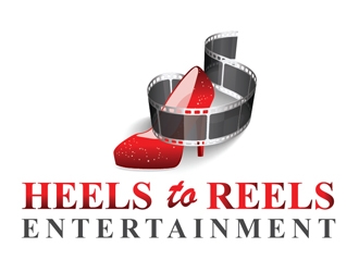 Heels to Reels Entertainment logo design by Roma