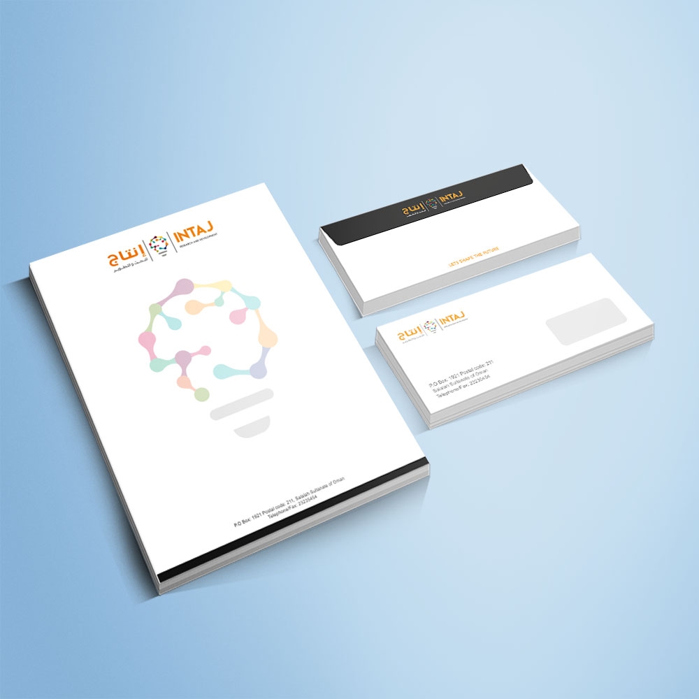 Intaj Research and Development logo design by Kindo