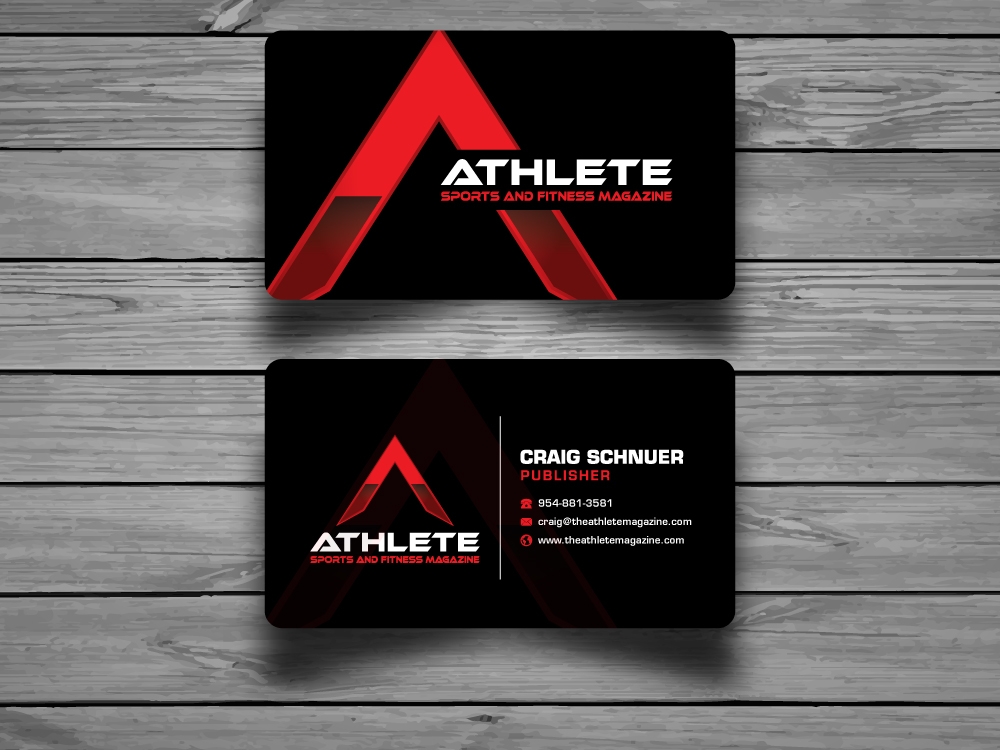 Athlete (Sports and Fitness Magazine) logo design by labo