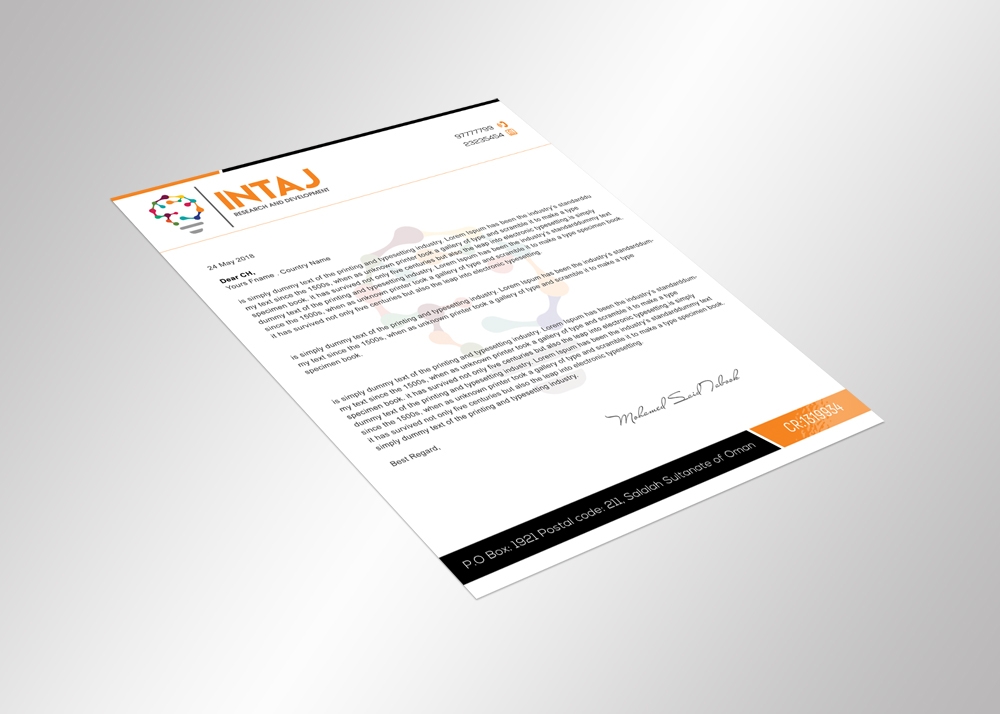 Intaj Research and Development logo design by aamir