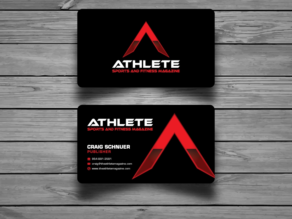 Athlete (Sports and Fitness Magazine) logo design by labo