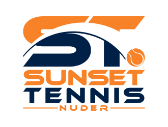 Sunset tennis  logo design by rykos