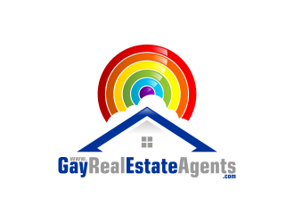 www.GayRealEstateAgents.com logo design by ekitessar