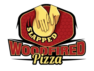 Slapped Woodfired Pizza logo design by Suvendu