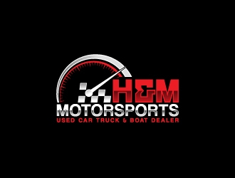 H&M Motorsports logo design by imsaif