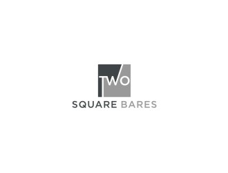 Two square bares         (2▪️ logo design by bricton