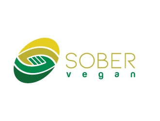 Sober Vegan / Sober Vegans logo design by Suvendu