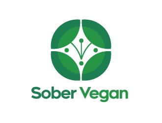 Sober Vegan / Sober Vegans logo design by Suvendu