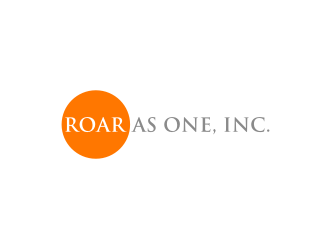 ROAR As One, Inc. logo design by mbamboex