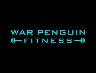 War Penguin Fitness logo design by hidro