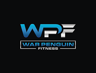 War Penguin Fitness logo design by checx