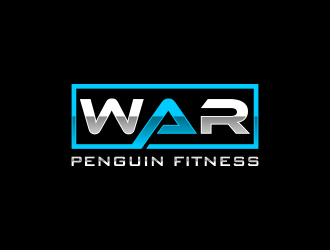 War Penguin Fitness logo design by IrvanB