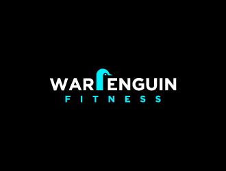 War Penguin Fitness logo design by fillintheblack