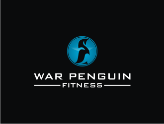 War Penguin Fitness logo design by mbamboex