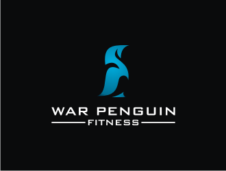 War Penguin Fitness logo design by mbamboex