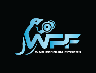 War Penguin Fitness logo design by Andri