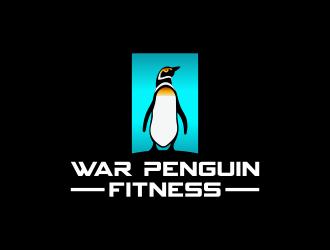 War Penguin Fitness logo design by Kruger