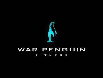 War Penguin Fitness logo design by huma