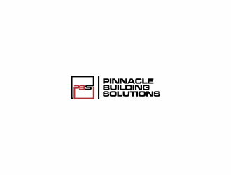 pinnacle building solutions logo design by hopee